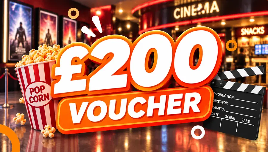 £200 Cinema Voucher - Lights, Camera, Action!