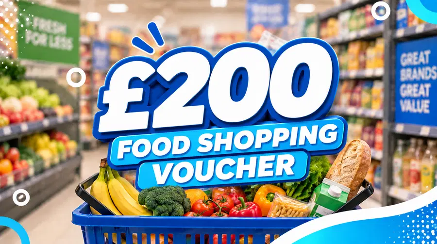£200 Food Shopping Voucher - Dinner's On Us