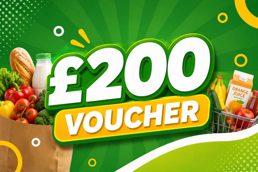 Win £200 towards your food shop!