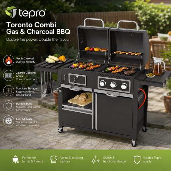Win This Tepro Gas & Charcoal BBQ