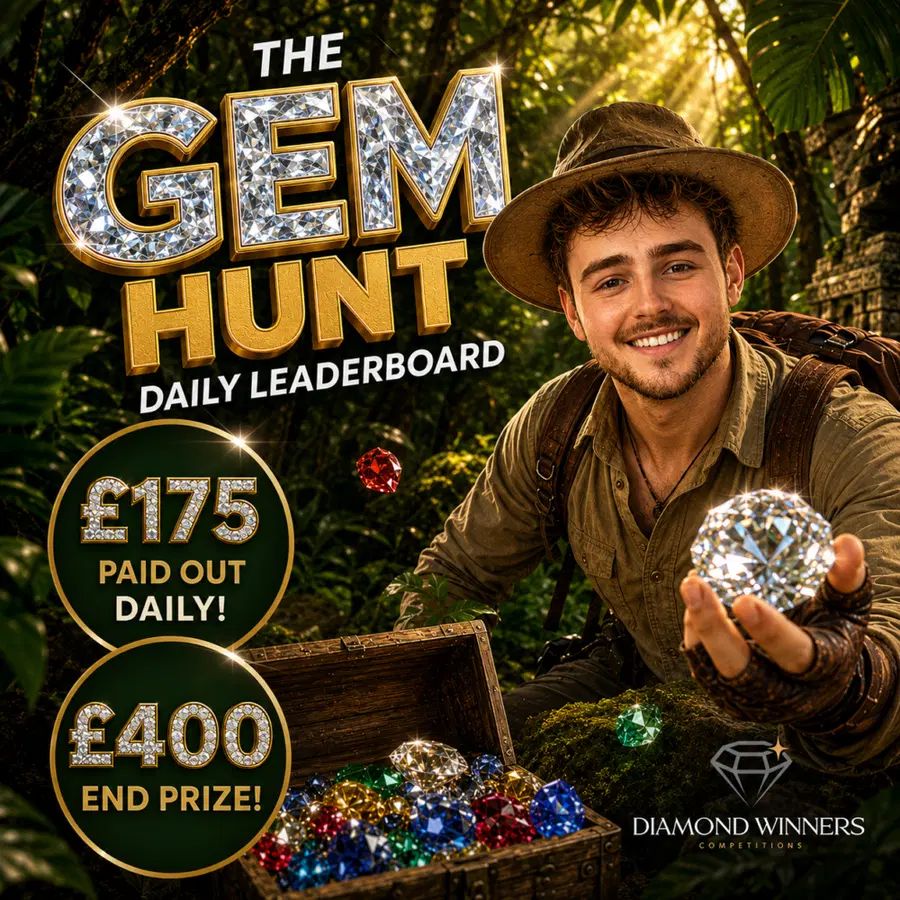 MORE +1 POINTS! The Gem Hunt! Top 3 Paid Daily!