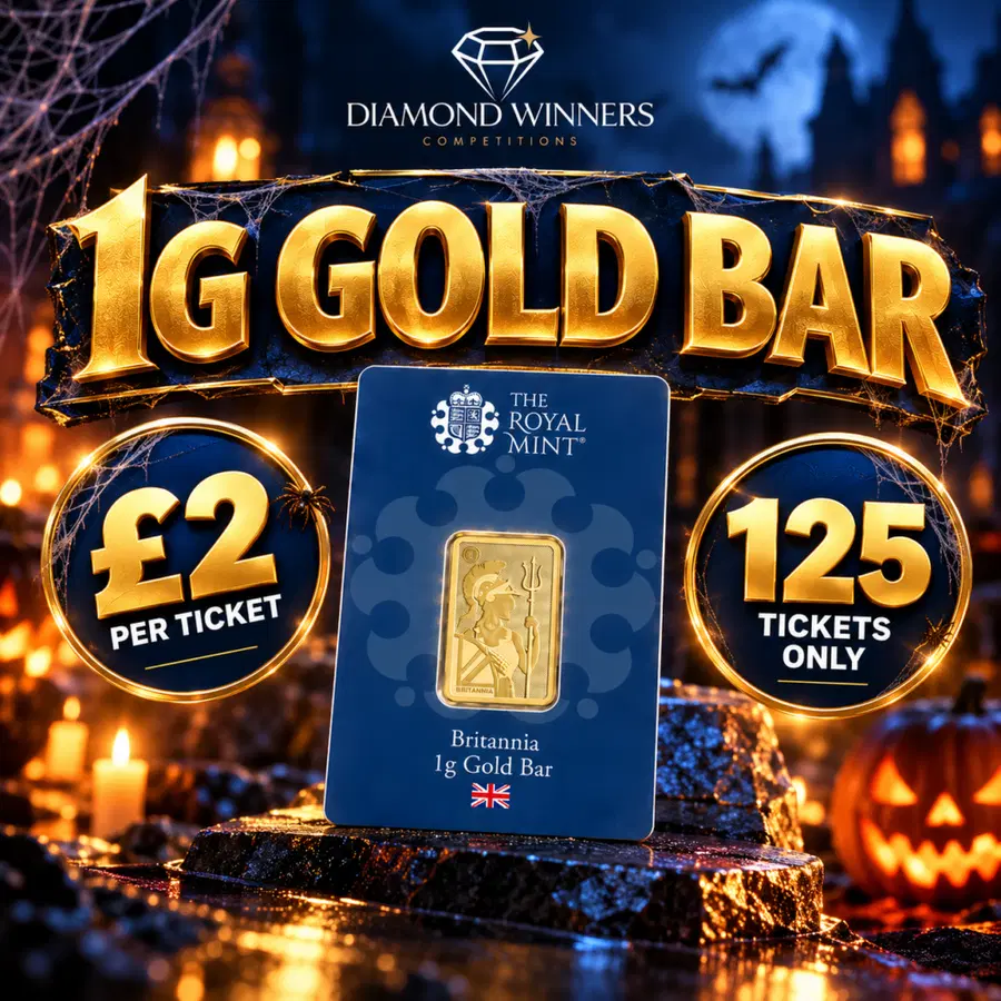 Win a 1g Investment Grade Gold Bar This Halloween!