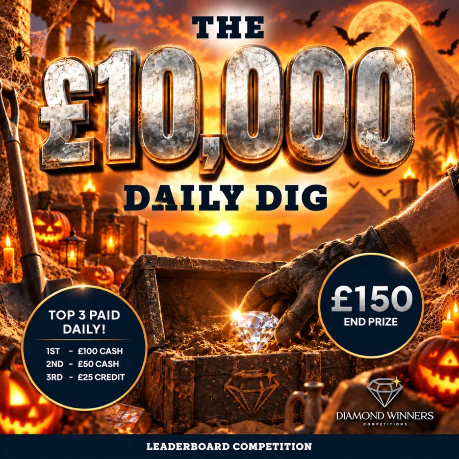 NEW £10,000 Daily Dig Leaderboard! Top 3 Paid Out Daily!