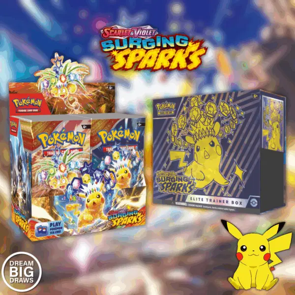 Surging Sparks Booster Box + ETB! #9