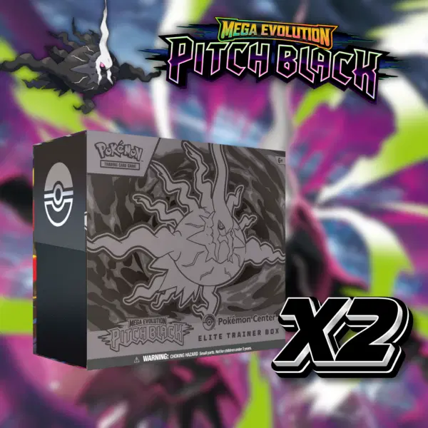 Two Pitch Black Pokemon Center ETBs! #5 – AUTO DRAW