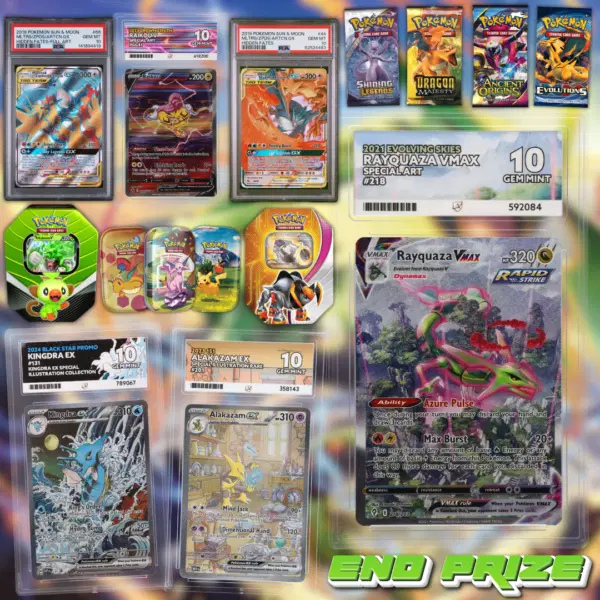 ACE 10 Rayquaza VMAX + £4,000 Instant Wins! (ULTRA LOW ODDS)