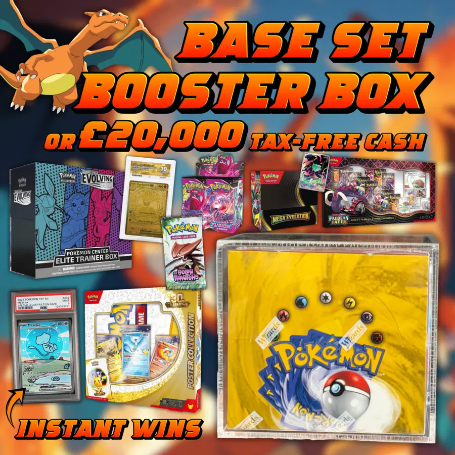 Vintage Base Set Booster Box + £25,000 Instant Wins!