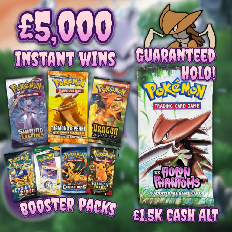 ex Holon Phantoms Guaranteed Holo Pack + £5,000 Instant Wins!