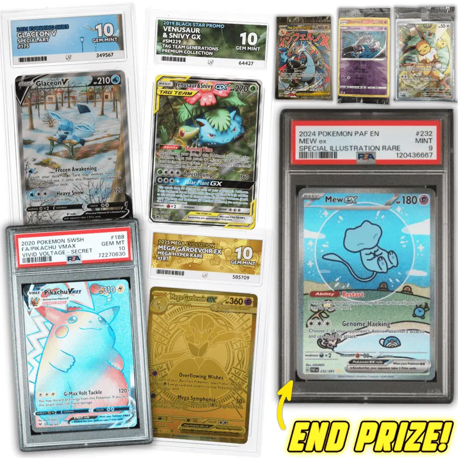 PSA 9 Bubble Mew + £3,000 Instant Wins!