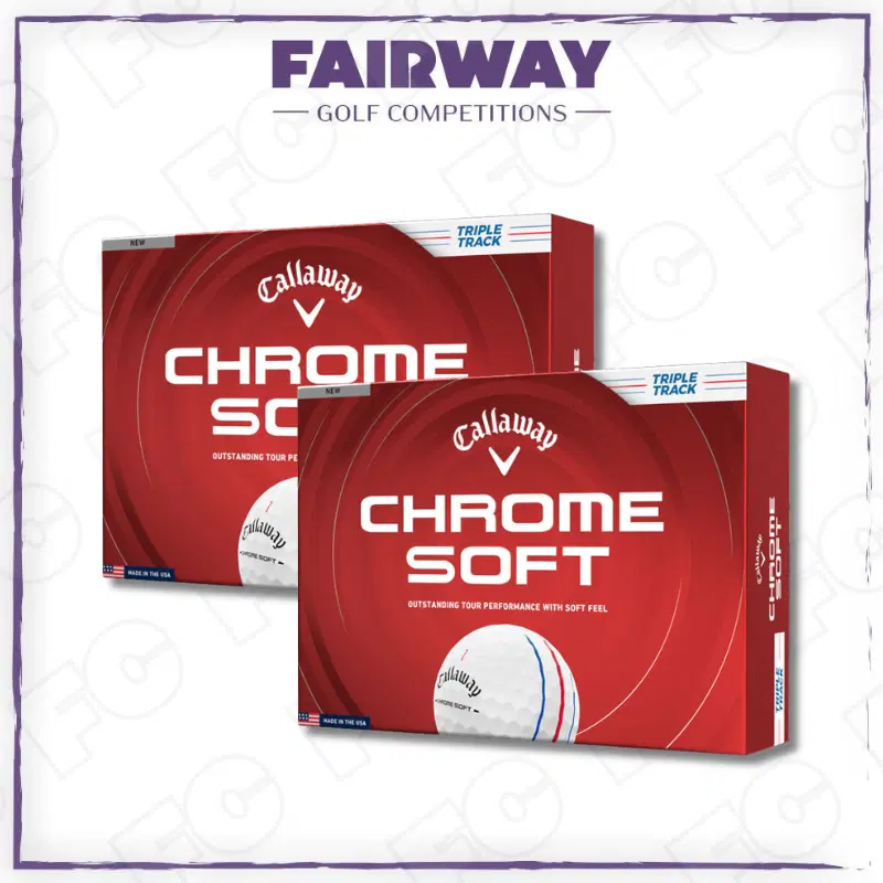 WIN 2 dozen Callaway Chrome Soft Triple Track Golf Balls 2026!
