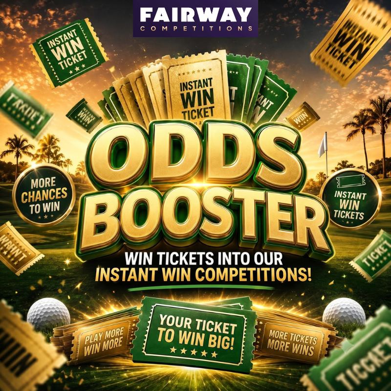 INSTANT ODDS BOOSTER! WIN BIG TICKETS INTO THE BIGGEST COMPS – AUTO DRAW