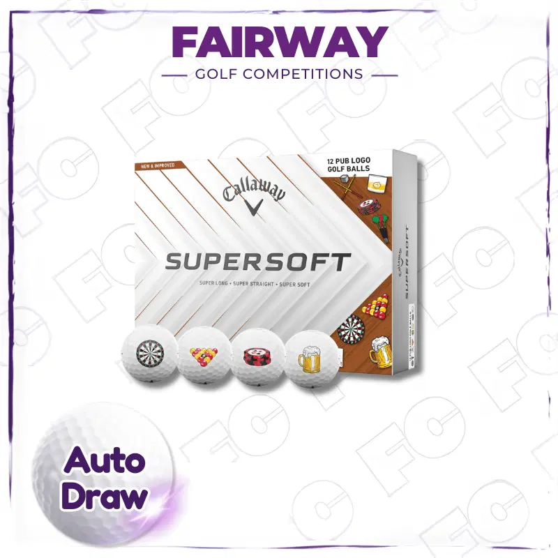 WIN 1 dozen Callaway Supersoft Limited Edition Pub Golf Balls! – AUTO DRAW