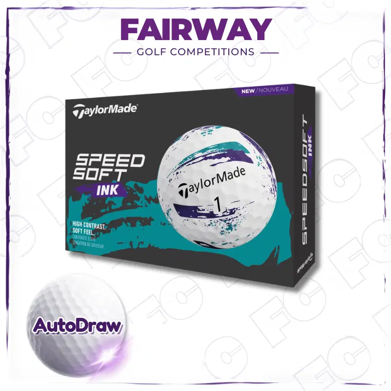 WIN 1 dozen TaylorMade SpeedSoft Ink Golf Balls! – AUTO DRAW