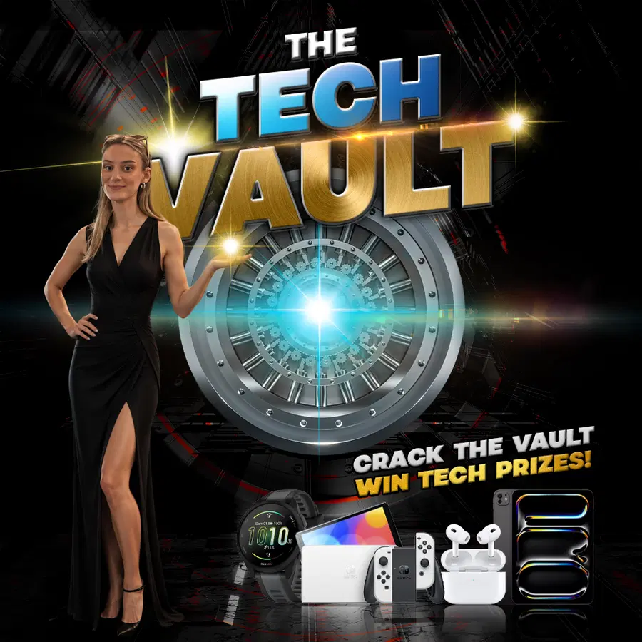 THE TECH VAULT! 1,000 prizes to find INSTANTLY!