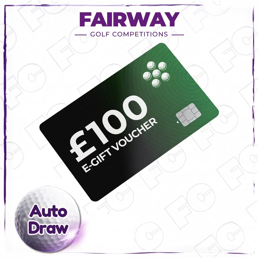 WIN A £100 Online Golf Voucher!! – AUTO DRAW