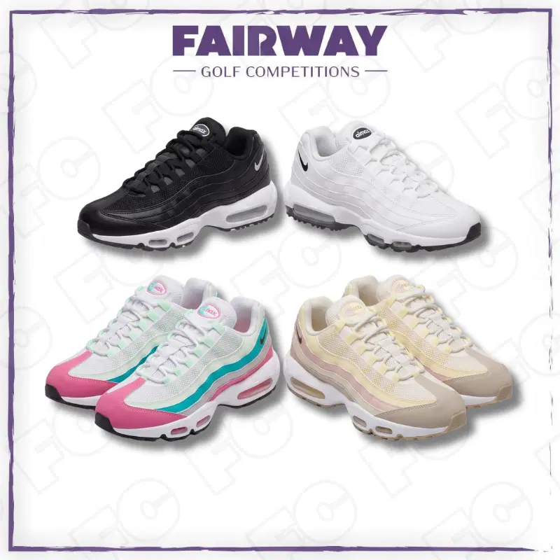 WIN a Pair of Nike Men’s Air Max 95 G Waterproof Spikeless Golf Shoes!