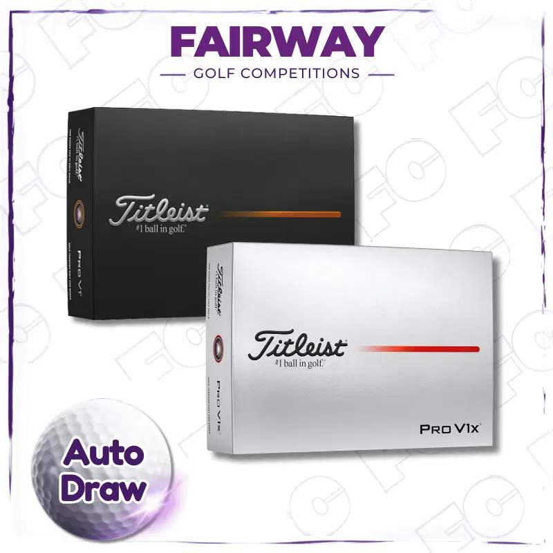WIN 1 dozen Titleist Pro V1 or Pro V1x Golf Balls! – AUTO DRAW