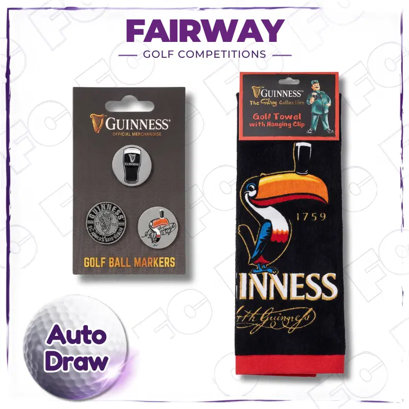 WIN a Guinness Toucan Golf Towel & Guinness Golf Ball Markers! – AUTO DRAW