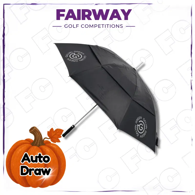 WIN a GALVIN GREEN Tromb Golf Umbrella! – AUTO DRAW