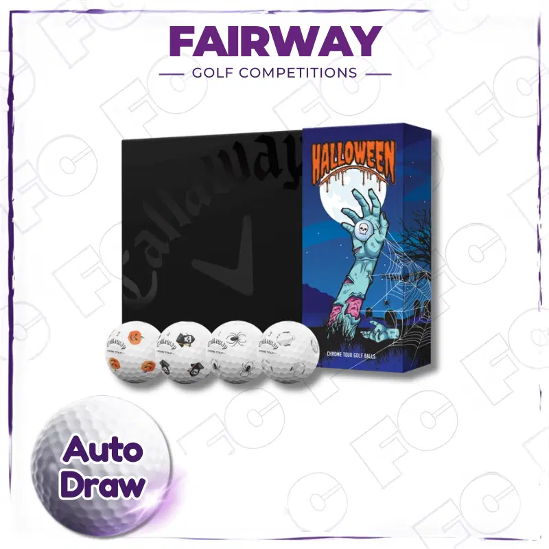 WIN 1 Dozen Callaway Chrome Tour Limited Edition Halloween Golf Balls! – AUTO DRAW