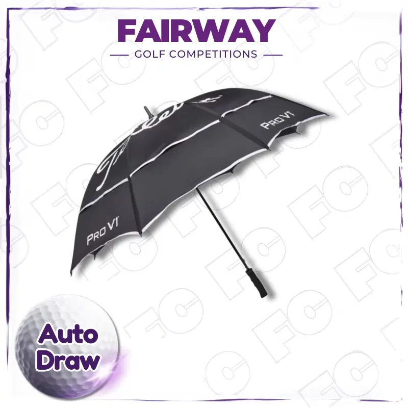 WIN a Titleist Tour Double Canopy Umbrella! – AUTO DRAW