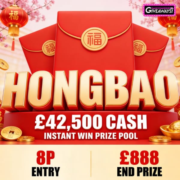 Hongbao – £42,500 Prize Pool + £888 Final Prize