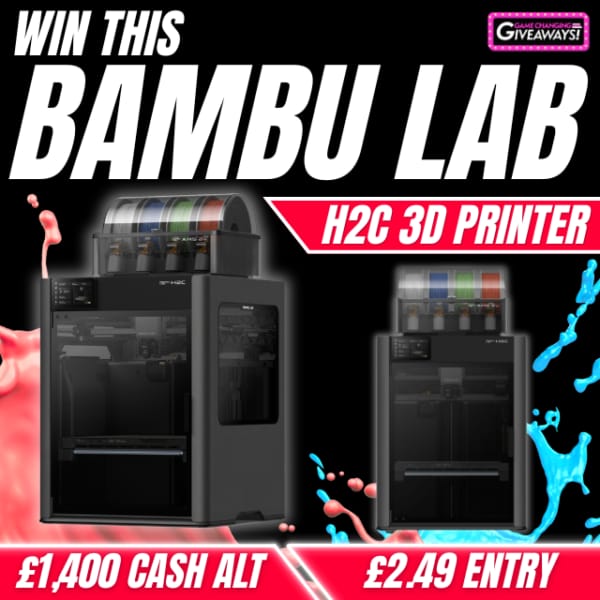 Bambu Lab H2C 3D Printer or £1,400 Cash alt