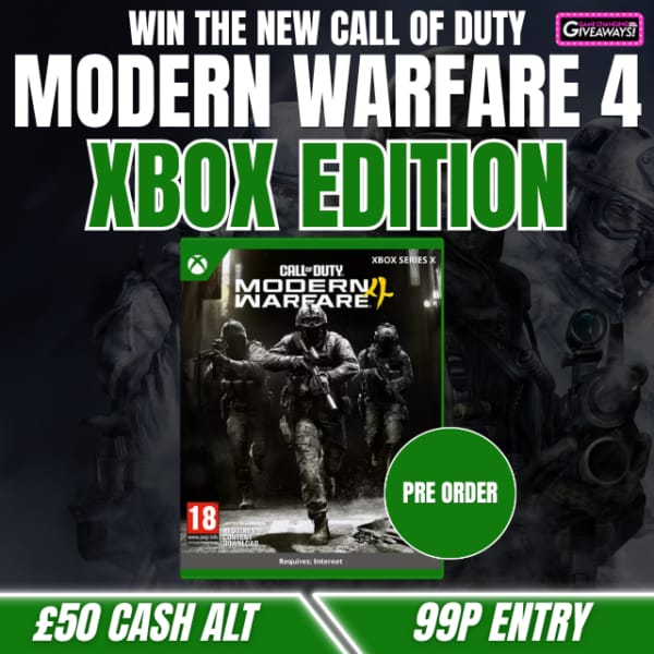 XBOX Call of Duty: Modern Warfare 4 (Pre Order) or £50 Cash alt