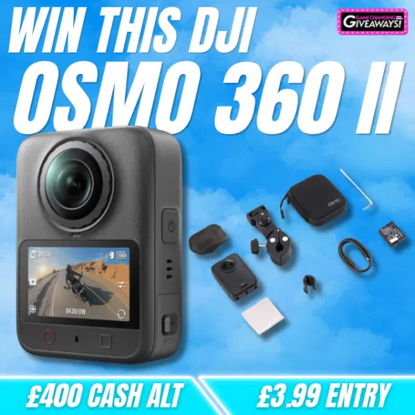 DJI Osmo 360 II or £400 Cash alt
