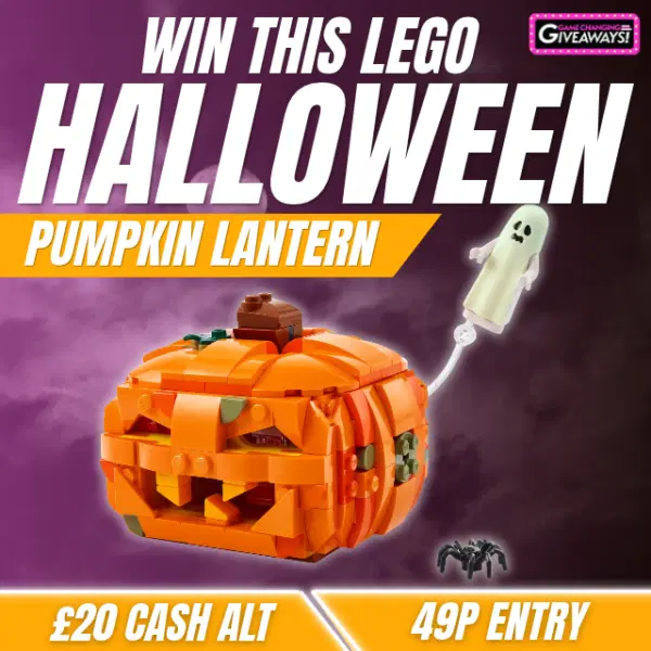 LEGO Halloween Pumpkin Lantern or £20 Cash alt