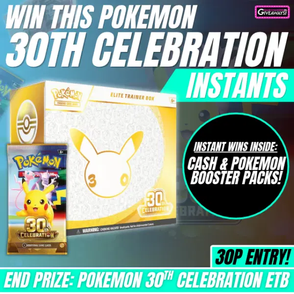 Pokemon 30th Celebration Instants – 30th Celebration ETB End Prize