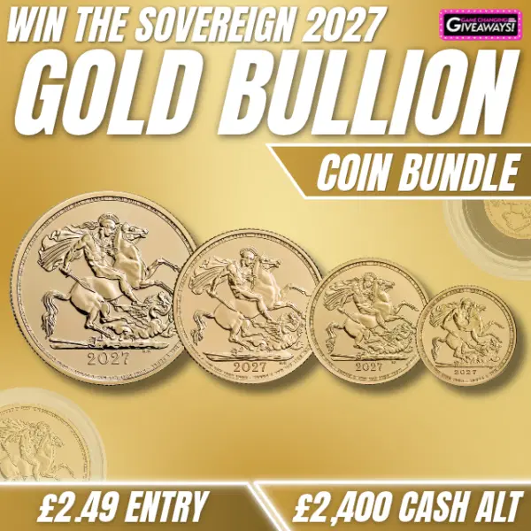 The Sovereign 2027 Gold Bullion Coin Bundle or £2,400 Cash alt