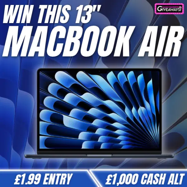 13 inch MacBook Air or £1,000 Cash alt