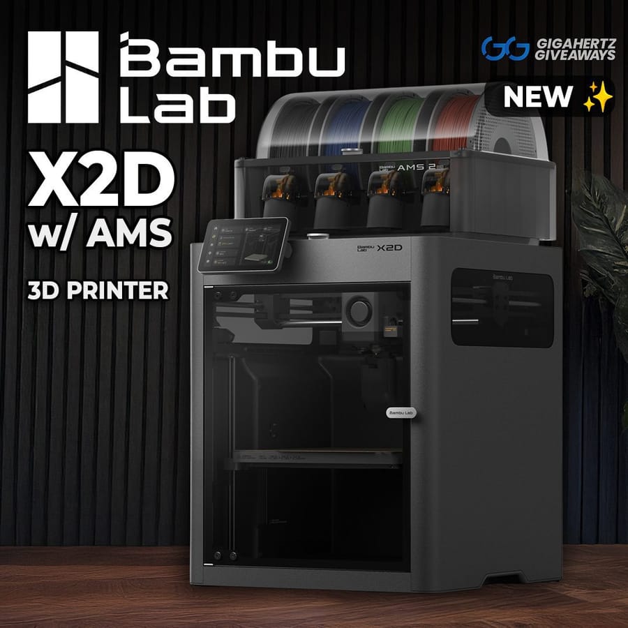 BambuLab | X2D w/ AMS Combo 3D Printer