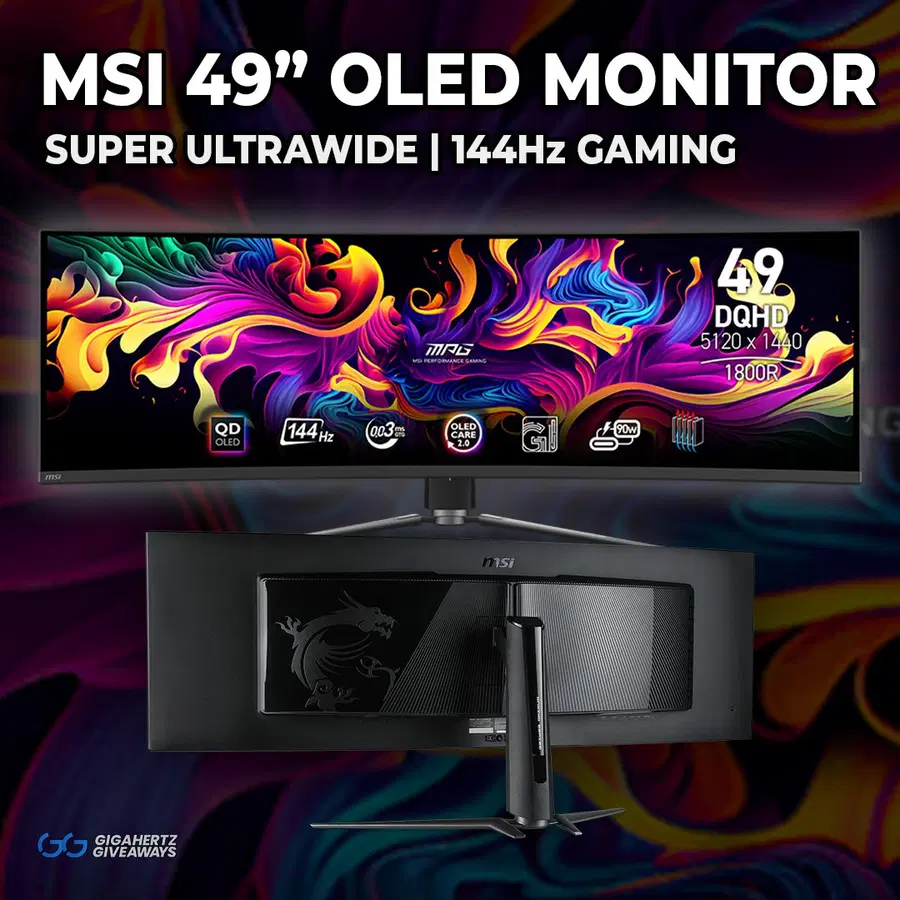 MSI 49″ 144Hz OLED | Super Ultrawide Monitor