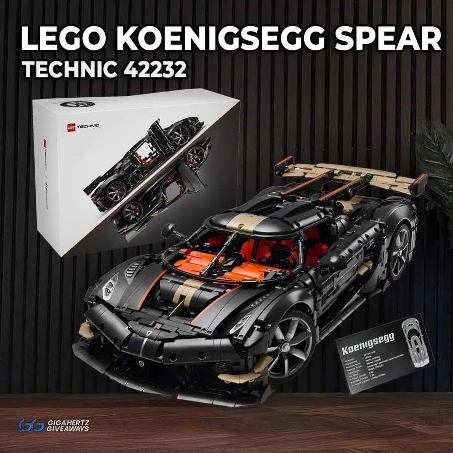 LEGO Technic 42232 | Koenigsegg Sadair’s Spear Megacar