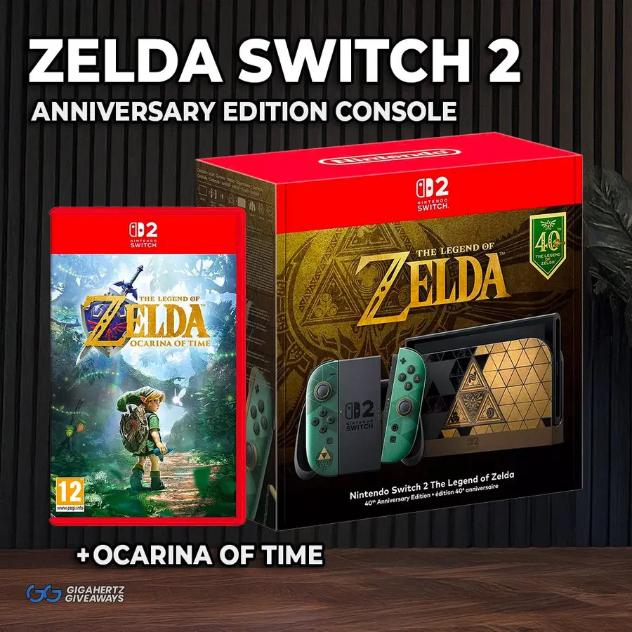 Nintendo Switch 2 | The Legend of Zelda 40th Anniversary Edition Console + Ocarina of Time