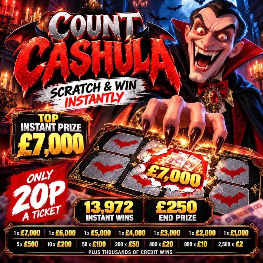COUNT CASHULA – WIN UP TO £7000 INSTANTLY