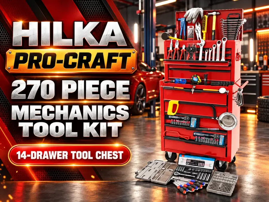 Hilka Pro-Craft Mechanics Tool Kit 270 Pieces