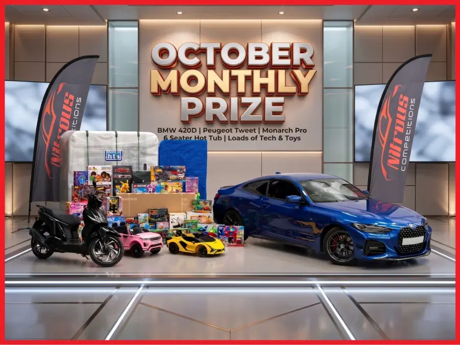 OCTOBER END OF THE MONTH PRIZE