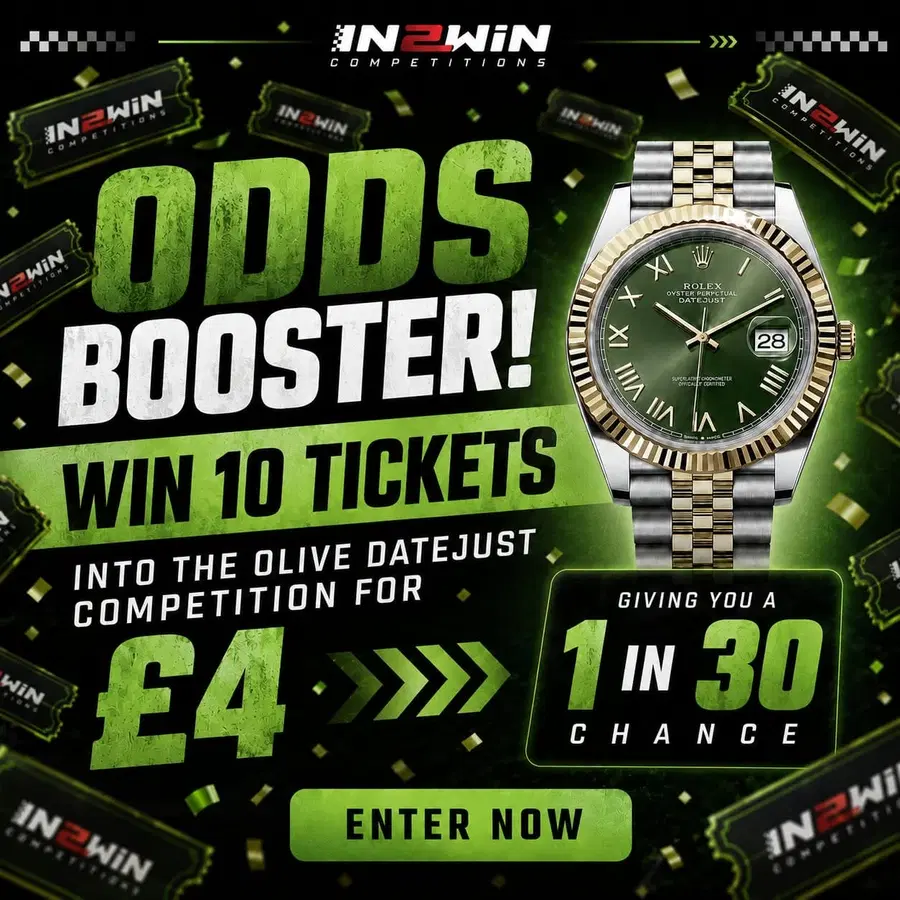 Olive Datejust Odds Booster #2 (10xt Tickets)