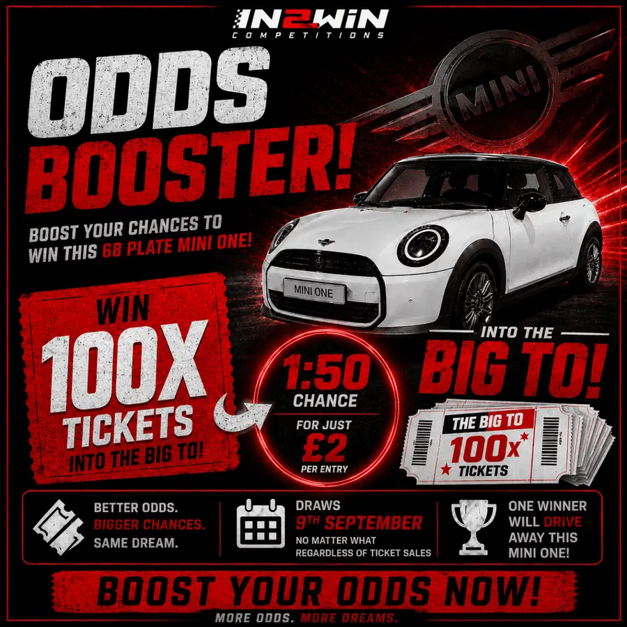 Mini One Odds Booster (100x Tickets )