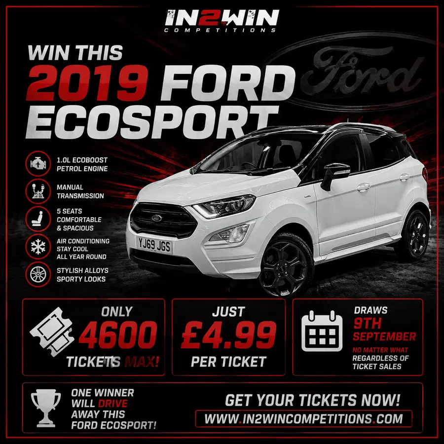 Ford Eco Sport (only 4600 Tickets!)