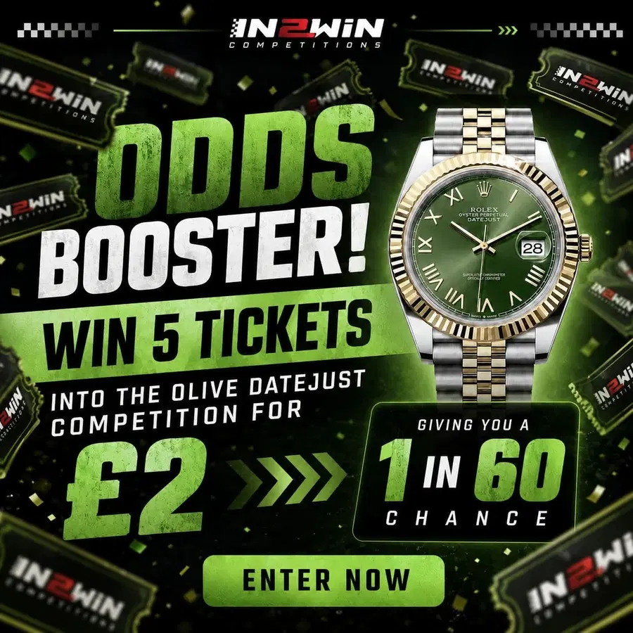 Olive Datejust Odds Booster #1(x5 tickets)