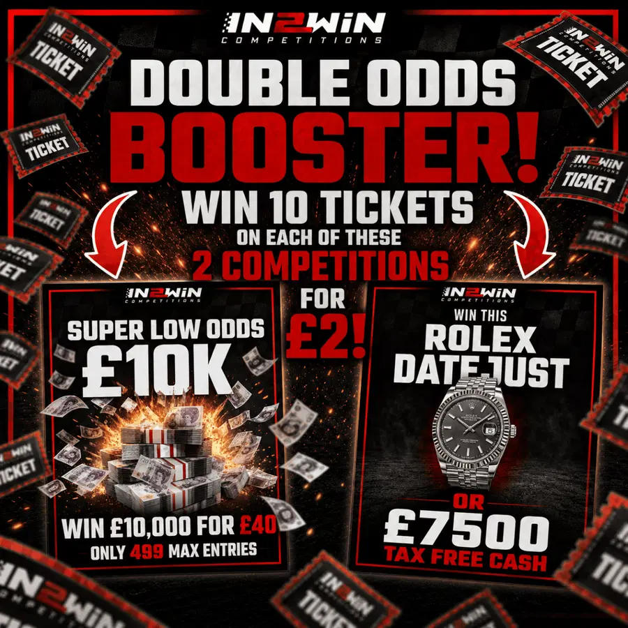 Double Odds Booster! Rolex & £10,000! #1