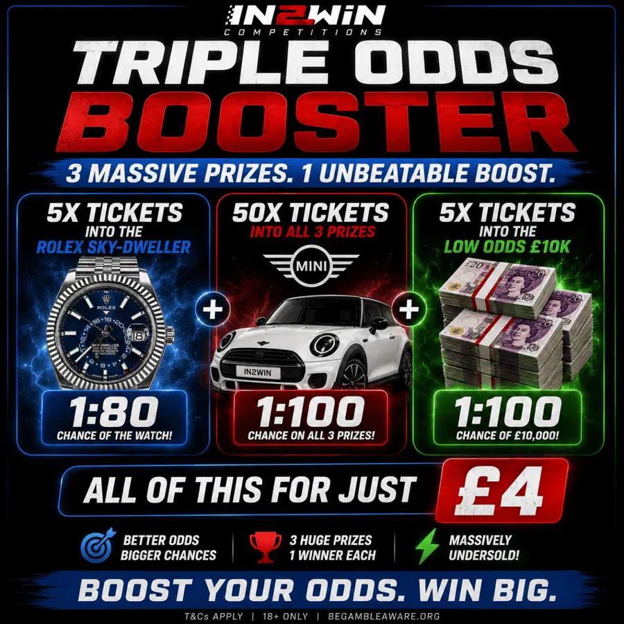 Triple Odss Booster! (Rolex+10k+Mini one) 1:100 chance on all 3!
