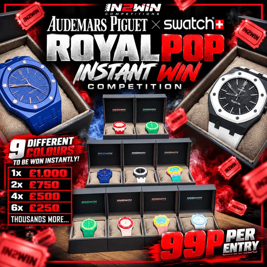 AP X Swatch Royal Pop Watch Instant Win Competition