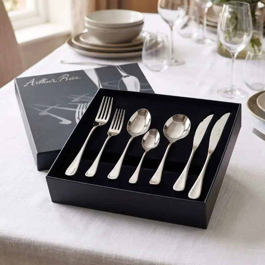 Arthur Price Signature Cascade 56pc 8 Person Cutlery Set