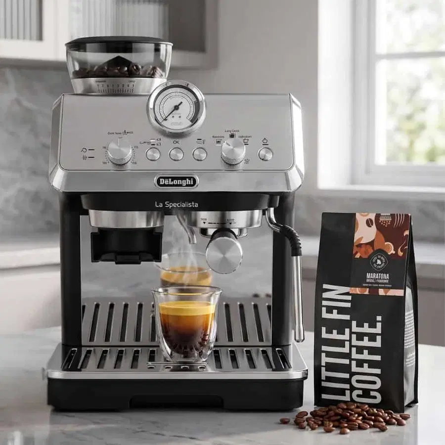 De’Longhi La Specialista Arte with 500g Little Fin Coffee