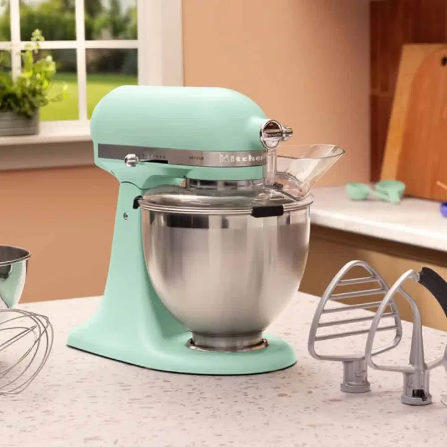KitchenAid 4.7L Artisan Stand Mixer with 8 Accessories (Spearmint 2026 COTY)
